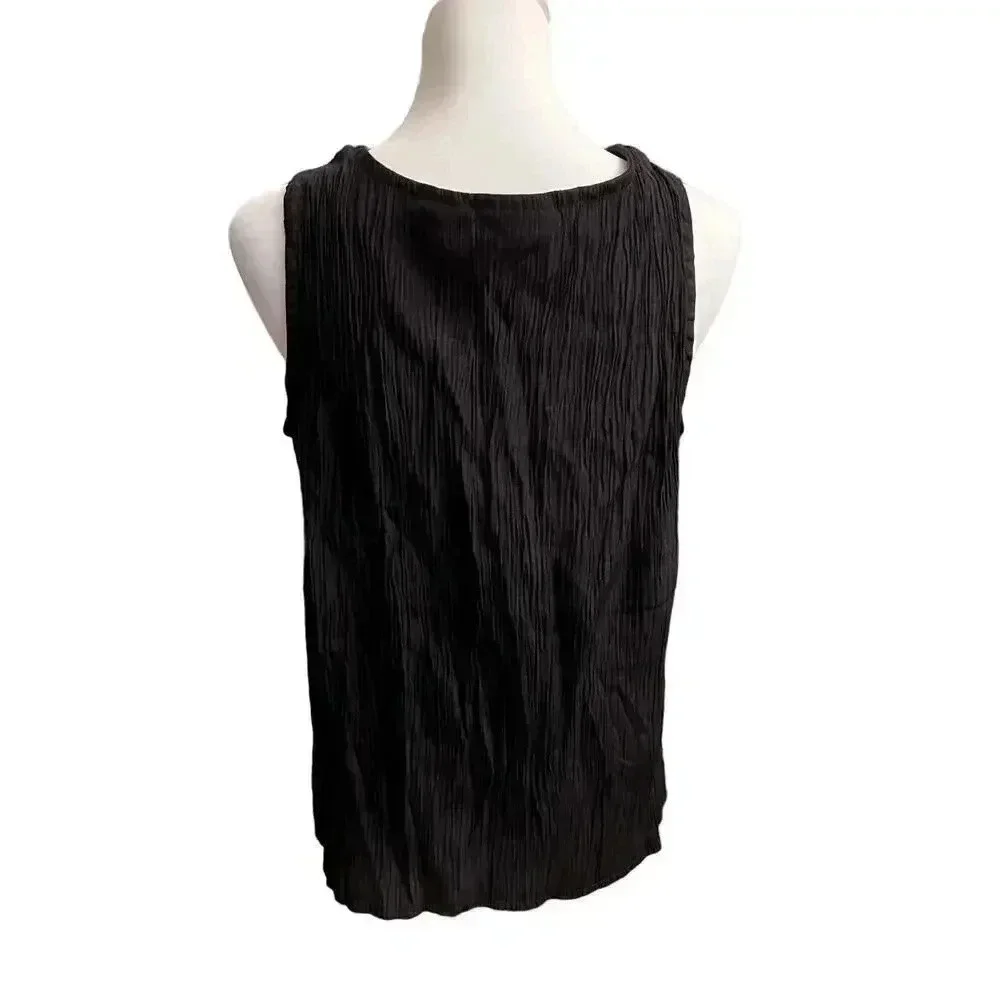 Jaclyn smith classic tank top rayon poly blend xL black - Picture 2 of 5